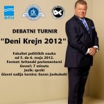 Plakat Deni Krejn 2012. Plakat Deni Krejn 2012.